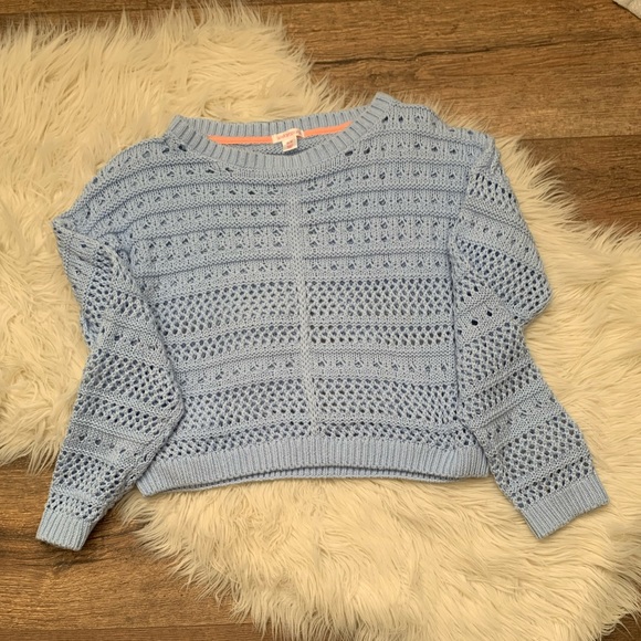 Cropped Open Weave Sweater - Picture 8 of 8